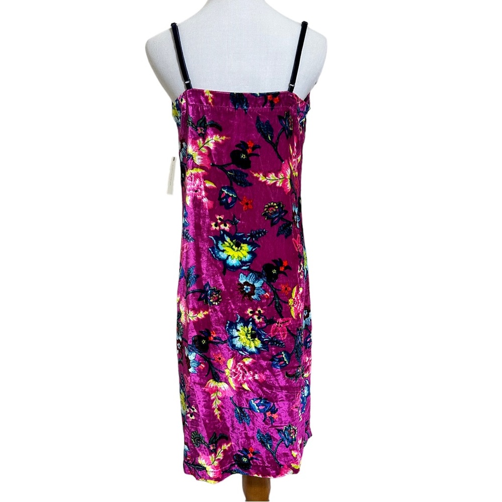 Anthropologie Shania Velvet Slip Floral Dress Sz Small New NWT - Picture 5 of 10